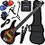 Kit Baixo Waldman GBW-105 5 Cordas Brown Sunburst (BS) Bx03 - Imagem 1