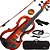 Violino Eagle Evk744 4/4 Elétrico Profissional Com Estojo e Ajustado - Imagem 1
