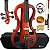 Violino Eagle Evk744 4/4 Elétrico Profissional Com Estojo e Ajustado - Imagem 2