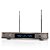 Microfones Sem Fio Duplo De Mão Vhf Até 30 Metros Ld-6630 Loud - Imagem 3