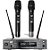 Microfone Sem Fio Duplo De Mão BR-7000 UHF - TSI - Imagem 1