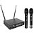Microfone Sem Fio Duplo De Mão BR-7000 UHF - TSI - Imagem 3