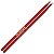 Baqueta de Bateria Profissional Liverpool Nylon Vermelha 7A LC-7ANV - Imagem 1
