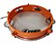Pandeiro infantil Luen Laranja 8 Pol Junior Pele Cristal 40084LR - Imagem 5
