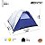 Barraca de Camping Nautika Dome 3 pessoas Coluna d'água de 1800mm Cinza - Imagem 4