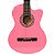 Violão Austin Clássico Acústico Nylon Cutaway Mag6pk Rosa Kauthon Austin - Imagem 2