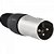 Conector XLR Macho 3 Pólos Niquelado HX009M HYX - PCT / 2 - Imagem 4