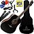 Kit Violão Eletroacústico Tagima Tw25 BK Preto VX02 - Imagem 1