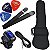 Kit Acessórios Carbon Para Contrabaixo C/ Capa Palhetas Afinador Correia e Cabo P10 BX01 - Imagem 1