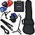 Kit Acessórios Carbon Para Contrabaixo C/ Capa Palhetas Cabo Suporte e Capotraste Cubo BX03 - Imagem 1