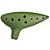 Flauta Ocarina Hook Plástico ABS 11 Furos Zelda Verde 30015 - Imagem 1