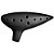 Flauta Ocarina Hook Plástico ABS 11 Furos Zelda Preto 30017 - Imagem 1