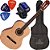 Kit Violão Giannini Gn15 Nylon Cor Natural Com Afinador Capa - Imagem 1