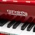 Piano Infantil Mini de Cauda Turbinho 30 Vermelho - Imagem 3