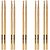5 Pares de Baquetas C.Ibanez 7BDRH Dragon Hickory Ponta Madeira 7B - Imagem 1