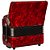 Acordeon Eagle 8 Baixos 22 Teclas EGA 8 PRD Vermelho C/ Case - Imagem 2
