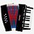 Acordeon Sanfona Infantil 8 Baixos Andaluz Ac-Kids Preto - Imagem 1