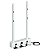 Pedal Triplo Para Piano LP1 WH Yamaha Branco - Imagem 1