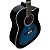 Violão Elétrico Mini Jumbo Aço Gsf1r Dark Blue Burst Giannini - Imagem 3