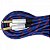 Cabo Guitarra P10 x P10 5m CBGU0006 Azul Têxtil Storm - Imagem 1