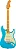 Guitarra Fender American Professional II Stratocaster - Miami Blue - Imagem 1