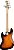 Contrabaixo Fender Squier Affinity Jazz Bass V 5 Cordas Sunburst 3TS - Imagem 2
