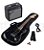 Kit Guitarra Fender Squier Affinity Stratocaster HSS Charcoal Frost Metallic - Imagem 2