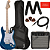 Kit Guitarra Fender Squier Affinity Stratocaster HSS Lake Placid Blue - Imagem 1
