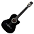 Violão Eletroacústico Tagima Memphis AD-60 Nylon Cutaway Preto - Imagem 1