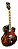Guitarra Semi Acústica Waldman Hollow Body GHJ220Q BR Brown Burst - Imagem 6