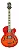 Guitarra Semi Acústica Waldman Hollow Body GHJ220Q HB Honey Burst - Imagem 4