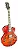 Guitarra Semi Acústica Waldman Hollow Body GHJ220Q HB Honey Burst - Imagem 5