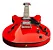 Guitarra Semi Acústica Waldman Semi Hollow GHO100 RD Vermelho - Imagem 4