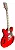 Guitarra Semi Acústica Waldman Semi Hollow GHO100 RD Vermelho - Imagem 6