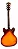 Guitarra Semi Acústica Waldman Semi Hollow GHO100 VS Vintage Sunburst - Imagem 7