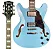 Guitarra Semi Acústica Waldman Semi Hollow GHO110 BL Azul - Imagem 2