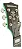 Guitarra Semi Acústica Waldman Semi Hollow GHO110 GN Verde - Imagem 9