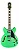Guitarra Semi Acústica Waldman Semi Hollow GHO110 GN Verde - Imagem 5