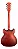 Guitarra Semi Acústica Waldman Semi Hollow GHO190 RDM Red Mahogany - Imagem 7