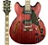 Guitarra Semi Acústica Waldman Semi Hollow GHO190 RDM Red Mahogany - Imagem 2