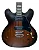 Guitarra Semi Acústica Waldman Semi Hollow GHO190 VSM Marrom - Imagem 2