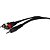Cabo de Áudio Player P2 x RCA 1,2m Preto Hayonik - Imagem 2