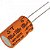 Capacitor Eletrolítico Bipolar 100uF x 100V CAPC0003 Laranja STORM - DEZ / 10 - Imagem 1