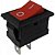 Chave Gangorra 6A/250VAC 2 Terminais ON/OFF Vermelha CHVS0010 Storm - Imagem 1