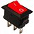 Chave Gangorra 6A/250VAC 3 Terminais ON/OFF Vermelha CHVS0011 Storm - Imagem 1