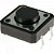 Chave Tactil Switch 5mm 180º CHVS0018 Preta STORM - Imagem 1