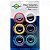 Fita Isolante Antichama Colors 5MT C/6 Rolos BRASFORT - Imagem 1