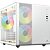 Gabinete Gamer C3Tech Aquarius MT-G710 Sem Fans Branco - Imagem 1
