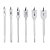Kit Broca Chata 3/8" A 1" Brasfort - Imagem 1