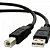 Cabo de Dados USB 2.0 A Macho x USB 2.0 B Macho 10m Preto Storm - Imagem 1